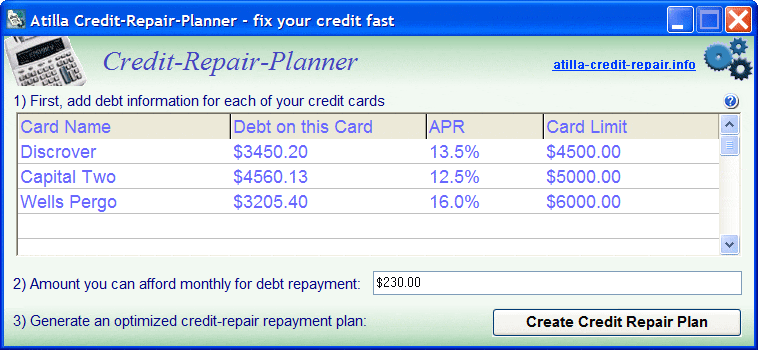CreditRepairPlanner