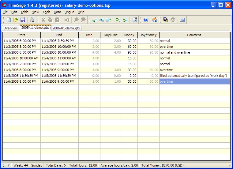 TimeSage 1.06 by Micro-Sys ApS- Software Download