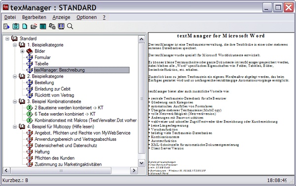 texManager light for Microsoft Word