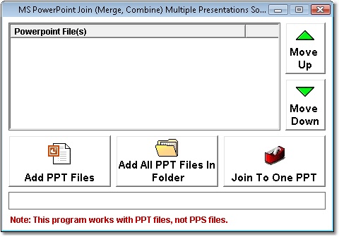 MS Powerpoint Join (Merge, Combine) Multiple Presentations Software