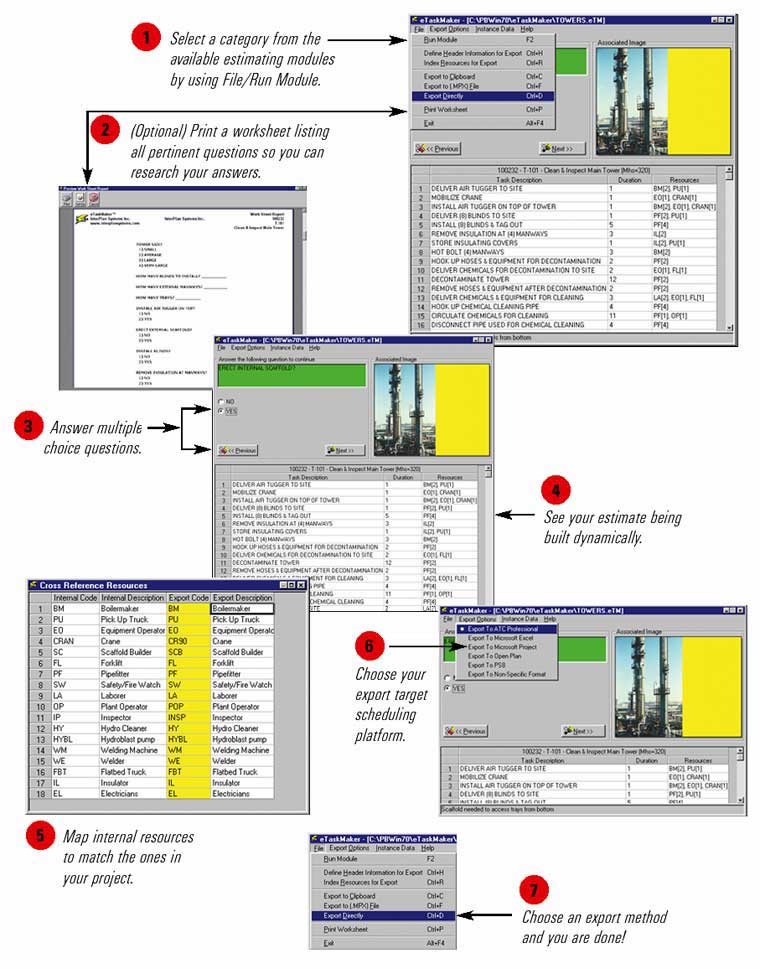 eTaskMaker Project Estimating System 1.0 by InterPlan Systems Inc.- Software Download