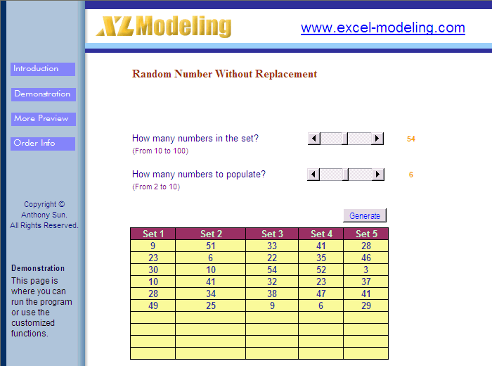 Excel VBA Models Combo Set