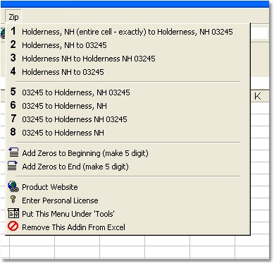 Excel Zip Codes Convert, Lookup & Format Software