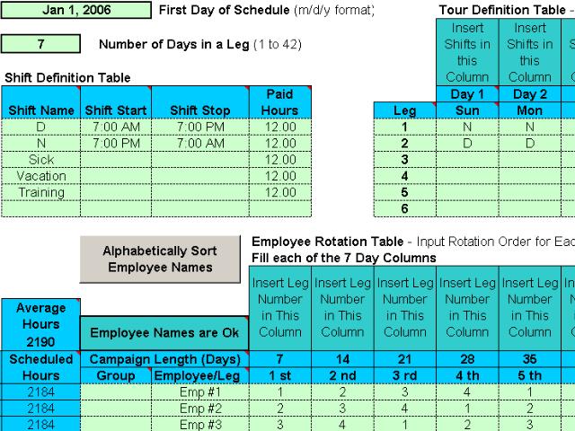 Schedule Rotating Shifts for Your Employees