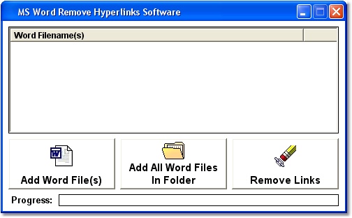 MS Word Remove Hyperlinks Software
