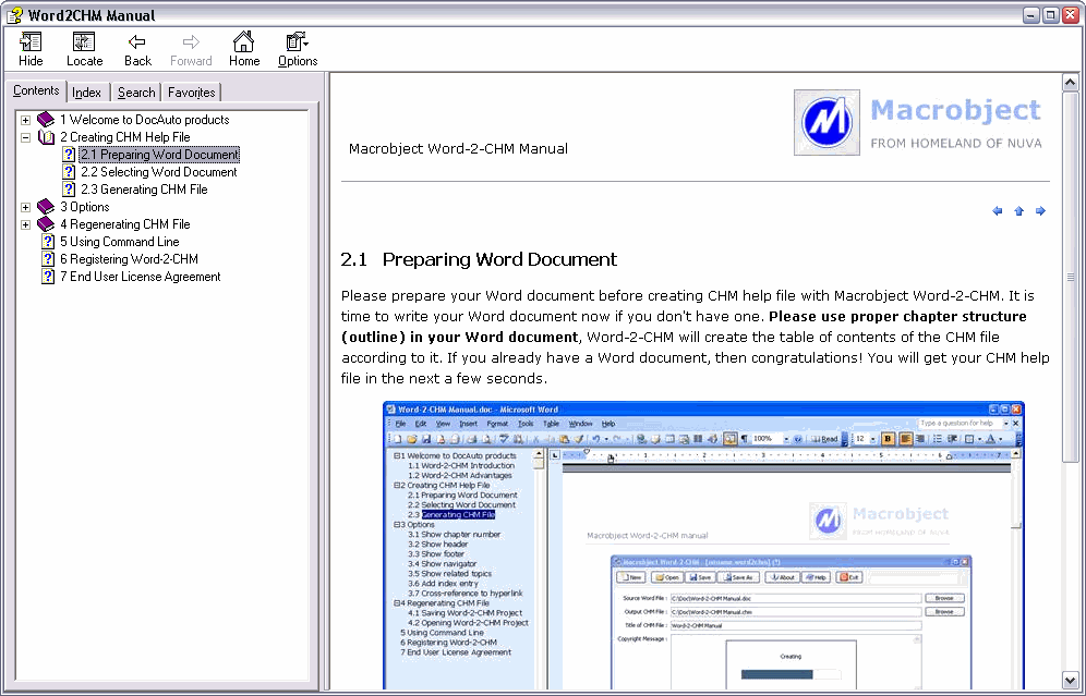 Word-2-CHM Converter