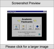 Academic Flashcards 2.0v Software