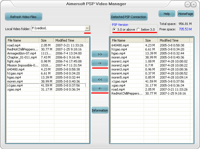 Aimersoft PSP Video Manager