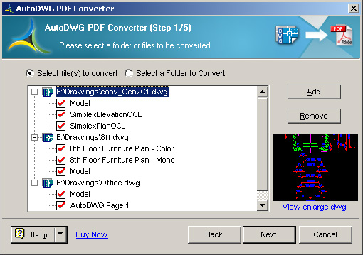 DXF to PDF Converter