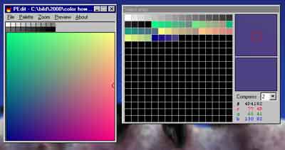 PEdit 0.9Compression & Palette by Agentur Simon - Software Free Download