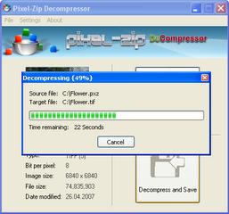 PixelZip Decompressor 2.0