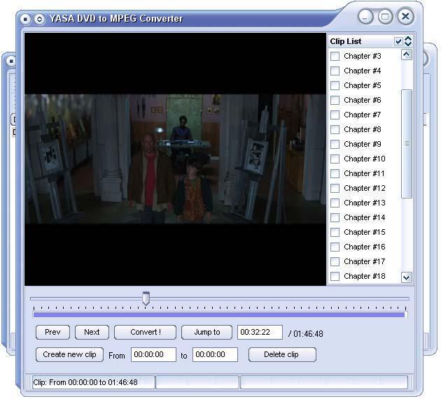 YASA DVD to MPEG Converter