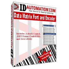 IDAutomation Data Matrix Font & Encoder