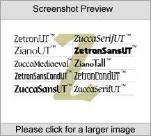 ZetronSansUT Family Mac Software