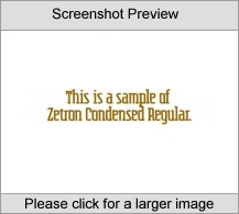 ZetronCondensedUT Family Mac Software