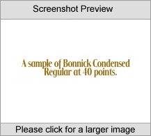 BonnickCondensedUT Family Mac Software
