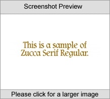 ZuccaSerifUT Family Mac Software