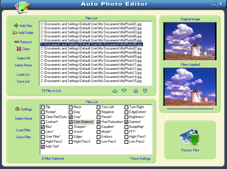 Automatic Photo Editor