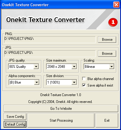 Onekit Texture Converter