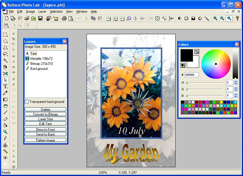 Download Selteco Photo Lab for windows 7 last version Backstage