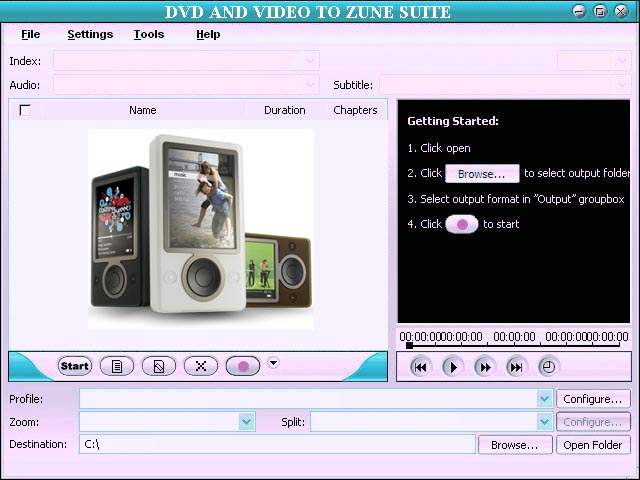 Coast DVD and Video To Zune