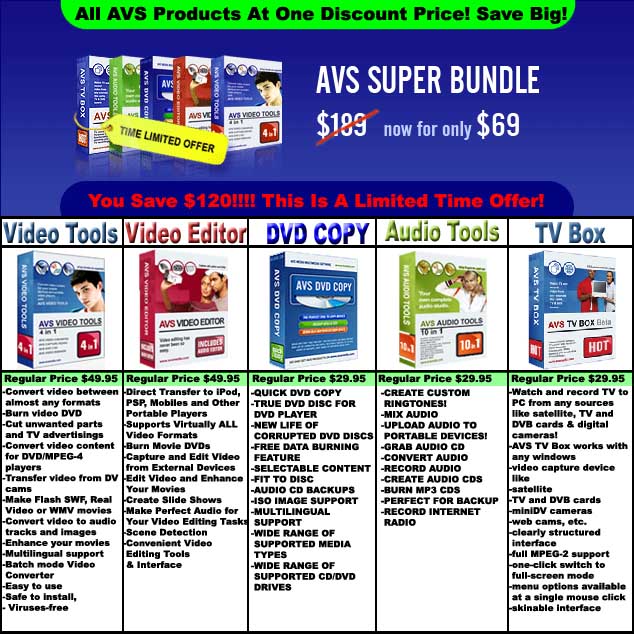 AVS All Products Bundle