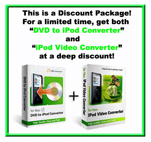 Convert DVD to iPod Suite for Mac