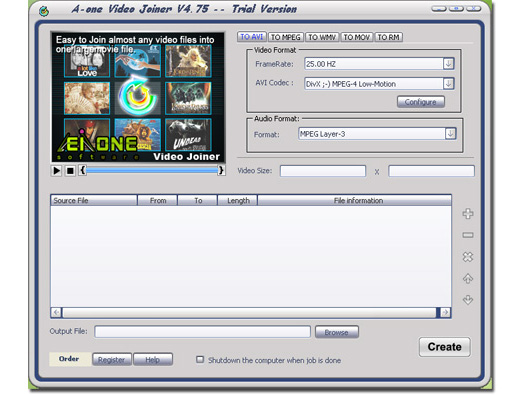 Aone Video Joiner Standard 4.29