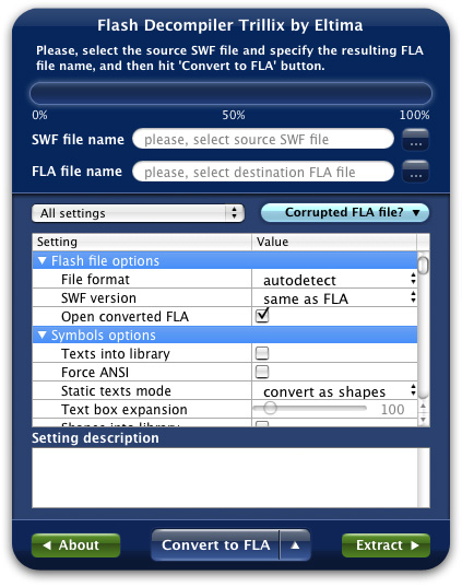 Flash Decompiler Trillix for Mac