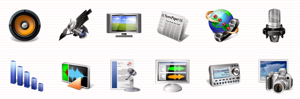 Multimedia Icons Vista