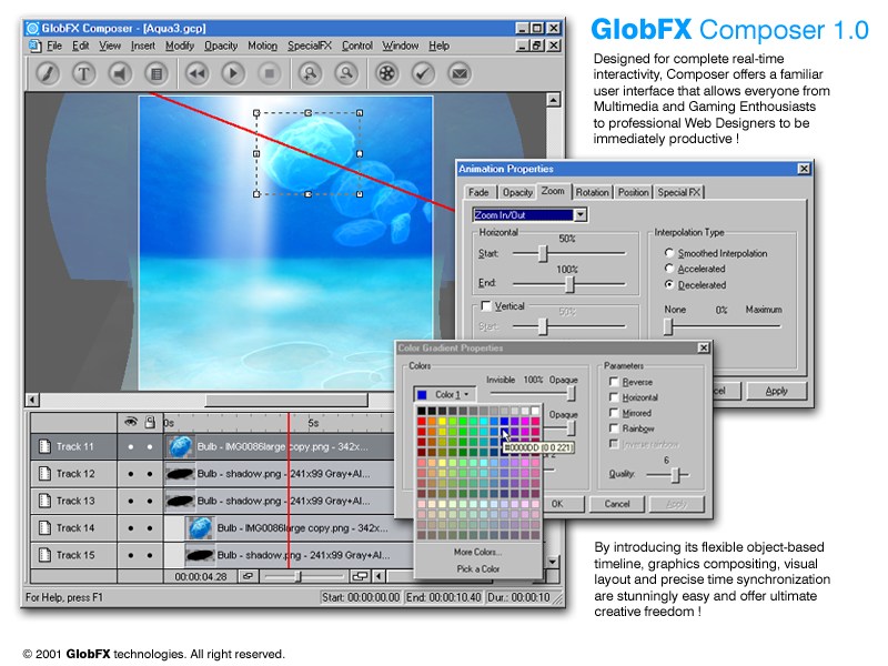 GlobFX Composer 1.0.9Screensaver Composers by GlobFX Technologies - Software Free Download