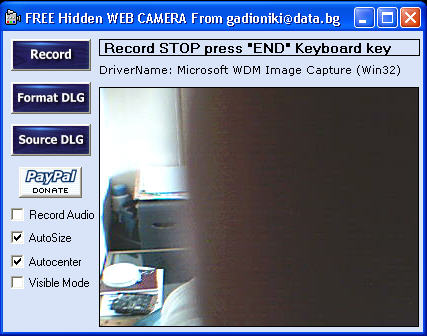 Hiden Web Camera