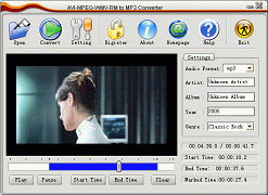 AVI MPEG WMV RM to MP3 Converter for twodownload.com