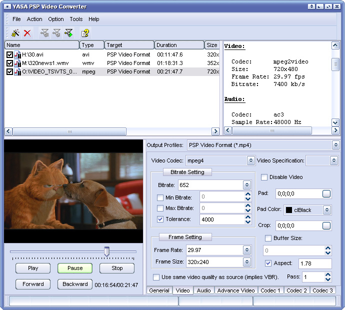 Asaya PSP Video Converter