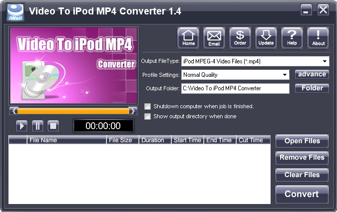 iWellsoft Video To iPod MP4 Converter
