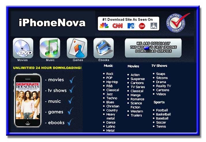 iPhone Home iPhone Media Downloads