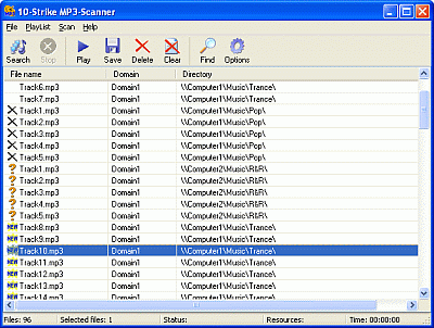10-Strike MP3-Scanner for twodownload.com