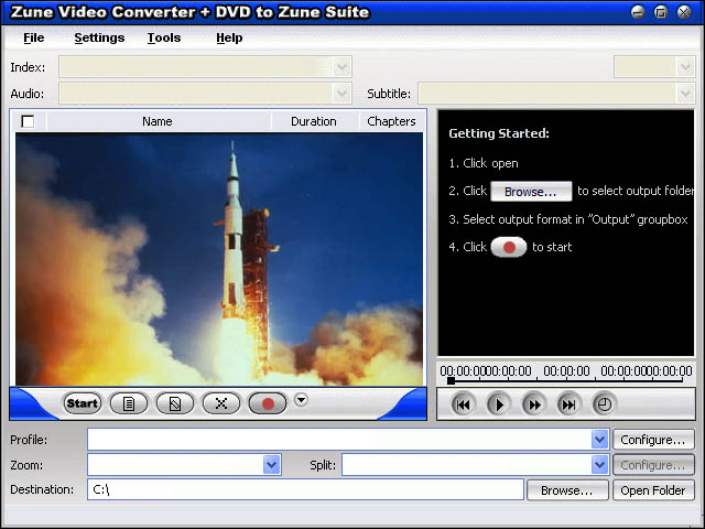ALL DVD AND VIDEO FILES TO ZUNE PRO