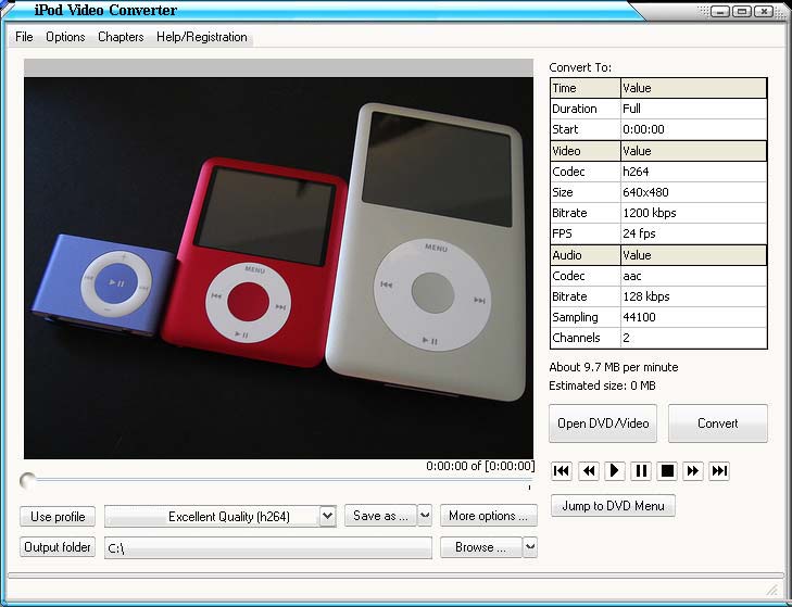 SureShot iPod Video Converter