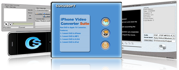iPhone Video Converter + DVD to iPhone Suite v3.0