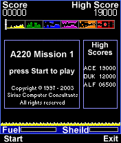A220 Mission - Web Page Edition 1.4Arcade by Sirius Computer Consultants Limited - Software Free Download