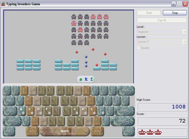 Typing Invaders Free Typing Game