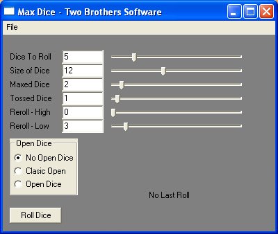 Max Dice Roller Linux