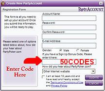 Party Poker Codes