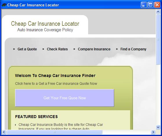 Cheap Car Insurance Locator