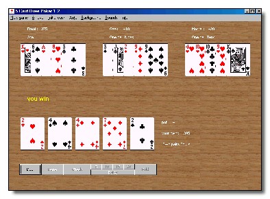 5 card draw poker 1.2Cards by Andy Jurko - Software Free Download