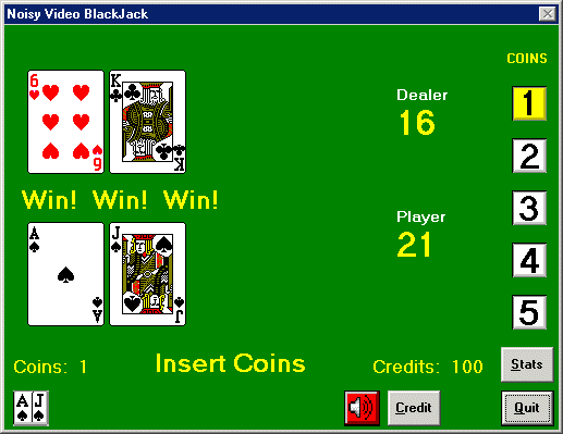 Noisy Poker BJ 6.0Cards by Piggyback.com - Software Free Download