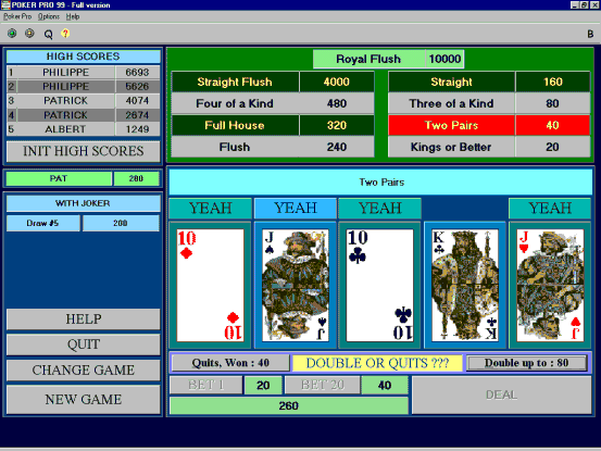 POKER PRO 99 3Cards by Recreasoft - Software Free Download