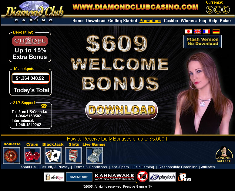  609 DIAMOND CLUB CASINO DELUXE 3.6