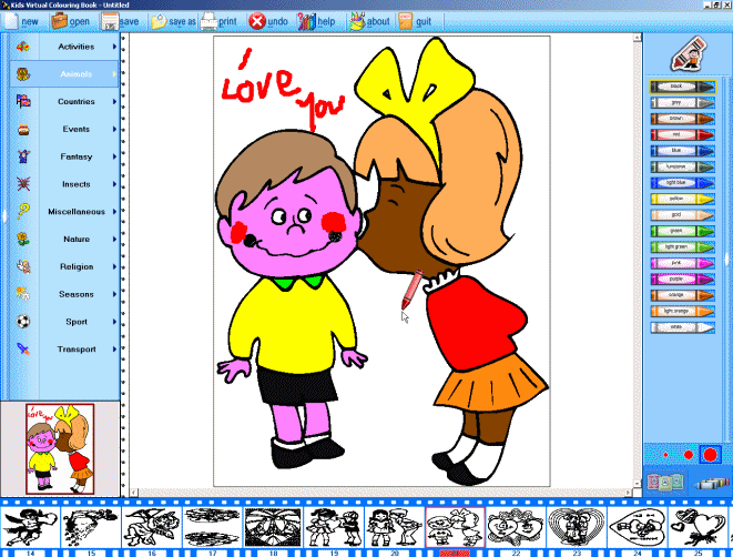 Kids Virtual Colouring Book 2006